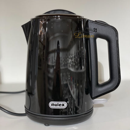 MULEX Mulex Elektrische Theepot 1 / 2 Liter Zwart