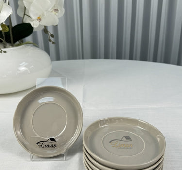 MULEX Porselein Theeschotel 6 Delig Beige