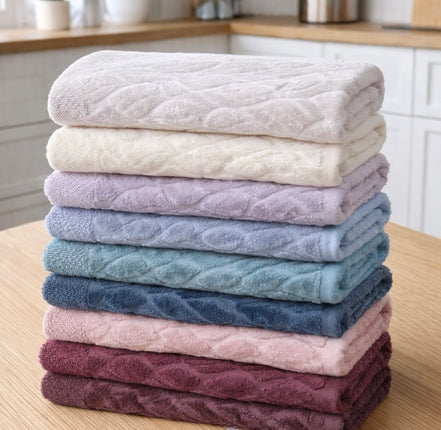 NURPAK Nurpak Fluweel Handdoek 50 x 90 Cm | Donker Turquoise