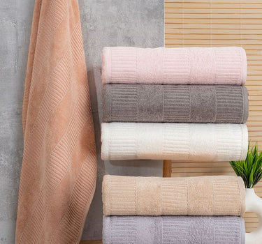 NURPAK Nurpak Karya Handdoek 50 x 90 Cm | Roze