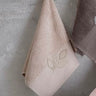 NURPAK Nurpak Pırıltı Yaprak Handdoek 30 x 50 Cm | Beige