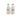 ONA Olie- en azijnfles set 60cl wit Cucina