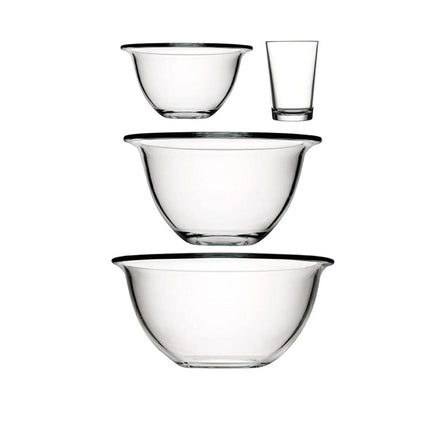 PASABAHCE Pasabahce Arda Turkmen Glazen meng- / beslagkommen 4 Delig