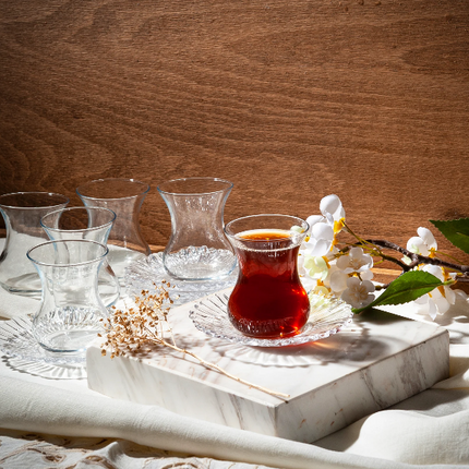 PASABAHCE Pasabahce Aurora 12-delige Thee Set