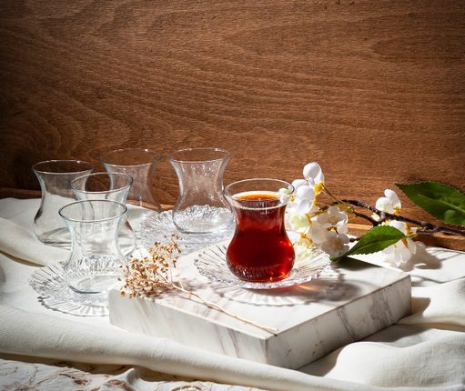 PASABAHCE Pasabahce Aurora 12-delige Thee Set