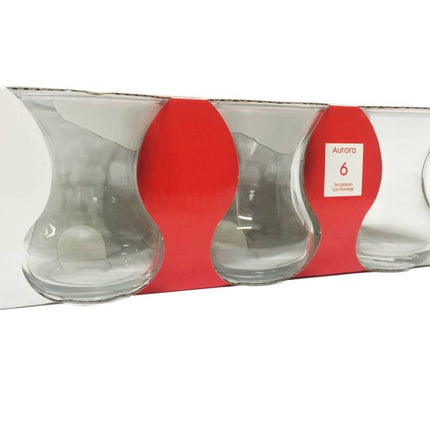 PASABAHCE PASABAHCE AURORA 6-DLG THEEGLAZEN SET 42471