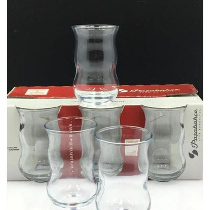 PASABAHCE PASABAHCE CIFTE BELLİ THEEGLAZEN SET 6-DELIG