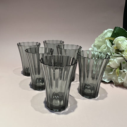 PASABAHCE Pasabahce Diamond Drinkglazen 6 Delig 110cl Smoked