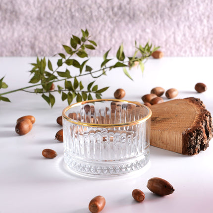 PASABAHCE Pasabahce Elysia Schalenset 235CC 4 Delig Goud