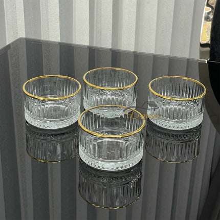 PASABAHCE Pasabahce Elysia Schalenset 235CC 4 Delig Goud