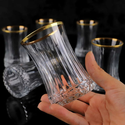 PASABAHCE Pasabahce Elysia  Theeglazen Gold 6 Delig