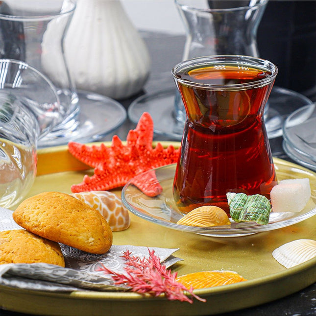 PASABAHCE Pasabahce Irem Theeset 12 Delig | 6 Persoons