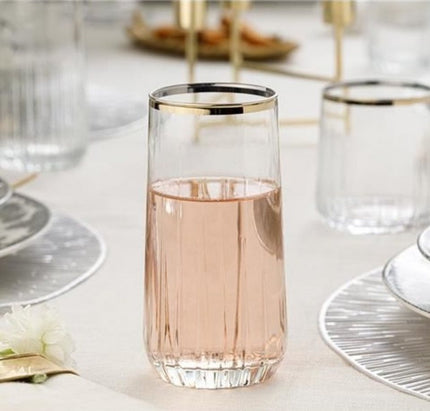 PASABAHCE Pasabahce Nova Drinkglazen Gold 4 Delig 360cl