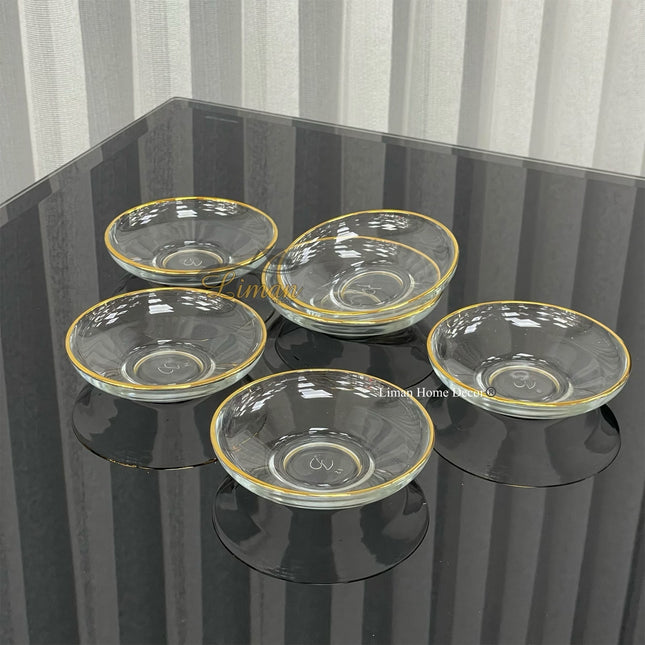 PASABAHCE PASABAHCE THEESCHOTEL GOUD 6-DELIG