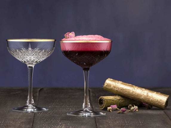 PASABAHCE Pasabahce Timeless Cocktail-/champagneglas 4 Delig Goud