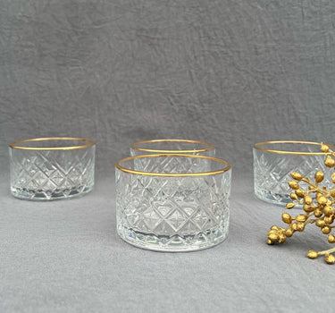 PASABAHCE Pasabahce Timeless Gold schalenset 235CC 4 Delig