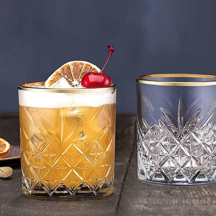 PASABAHCE Pasabahce Timeless Gold Touch Limonade Glas 4 Delig