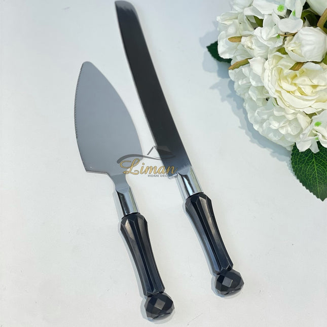 Perotti Perotti 2 Delig Taartserveerset  Zwart