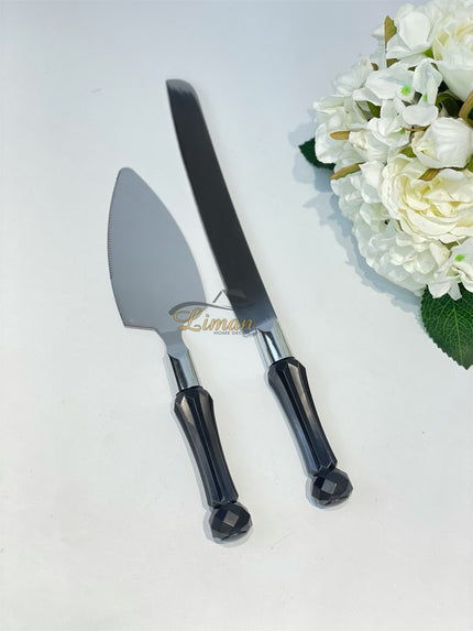 Perotti Perotti 2 Delig Taartserveerset  Zwart