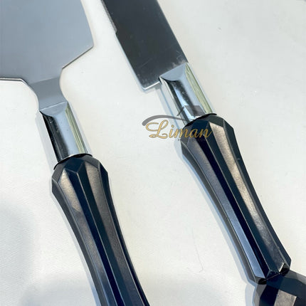 Perotti Perotti 2 Delig Taartserveerset  Zwart