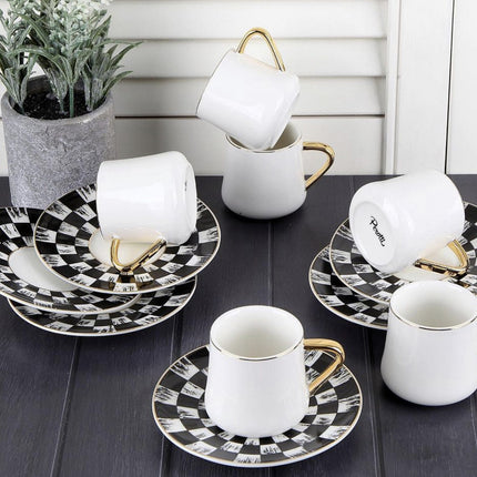 Perotti Perotti Luxe Espressoset 6-Persoons | 12-Delig