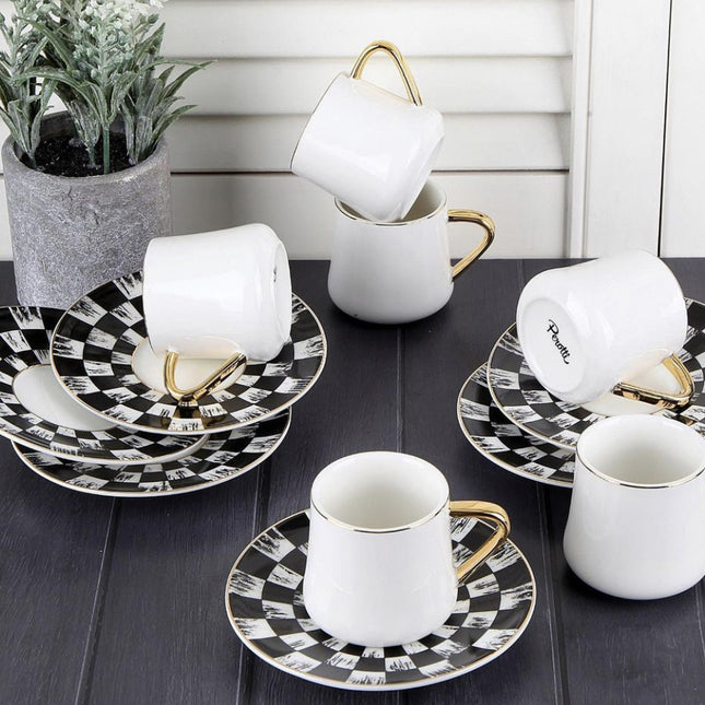 Perotti Perotti Luxe Espressoset 6-Persoons | 12-Delig