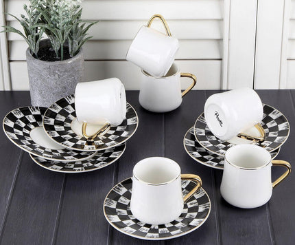 Perotti Perotti Luxe Espressoset 6-Persoons | 12-Delig