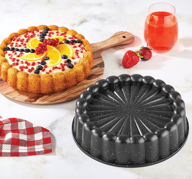 polochef Polochef Elif - Graniet Bakvorm - 26 cm - Non-Stick - Zwart
