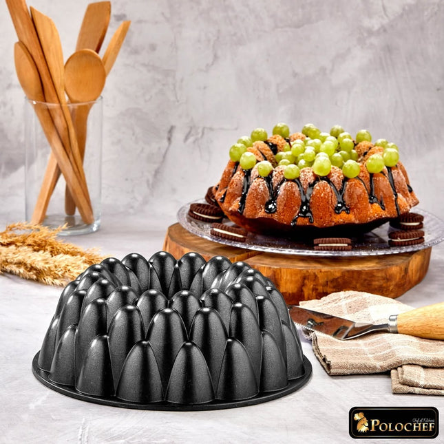 polochef Polochef Prizma Cakevorm Zwart