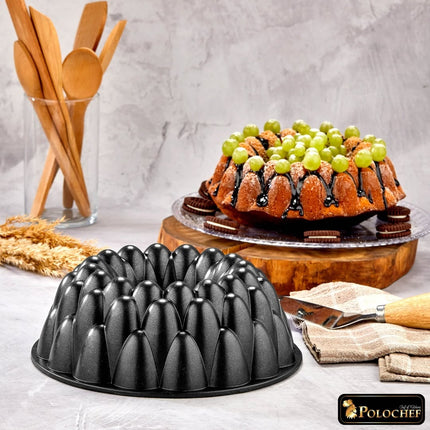 polochef Polochef Prizma Cakevorm Zwart