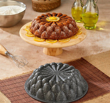polochef Polochef Prizma - Gegoten Aluminium – Granieten Antiaanbaklaag – Antraciet – Quiche- en Taartvorm