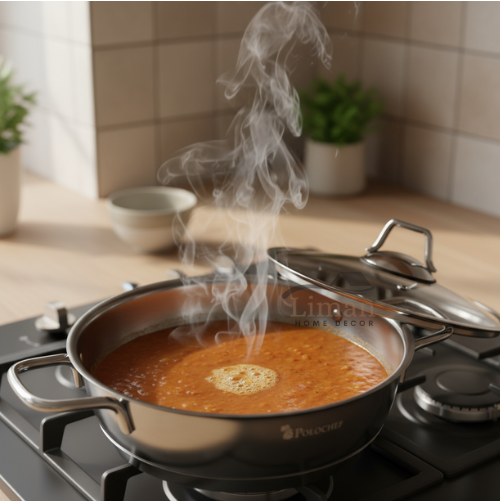 polochef Polochef Proline omeletset met deksel RVS 16 cm