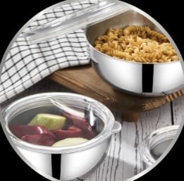 polochef Polochef Protico 3 Delig Voorraadbussen RVS