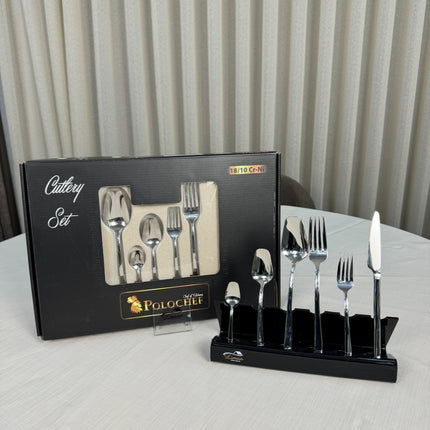 polochef Polochef Quatro Bestekset 36-delig 6-persoons Zilver