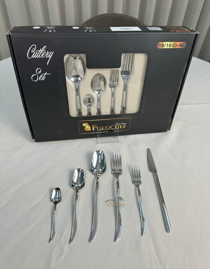 polochef Polochef Quatro Bestekset 72-delig 12-persoons Zilver