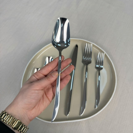 polochef Polochef Quatro Bestekset 72-delig 12-persoons Zilver