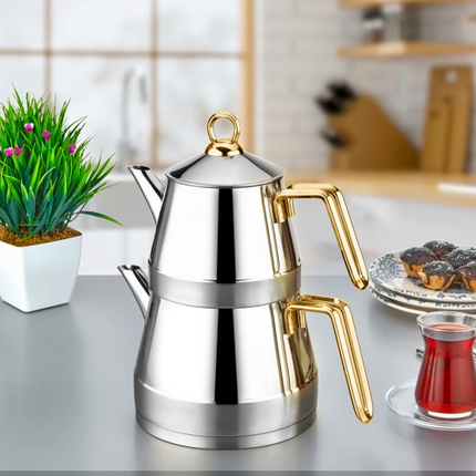 polochef Polochef Venedik Theepotset Goud - L-