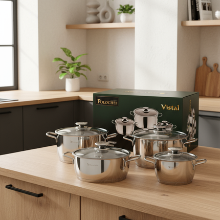 polochef Polochef Visal Pannenset 8 Delig