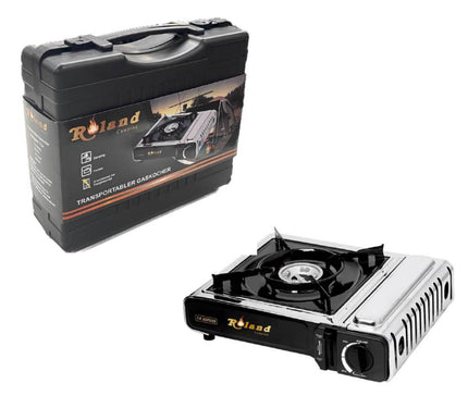 Roland Mobiele Gaskookstel - Camping kooktoestel - Picknick gasfornuis - Noodpakket gas