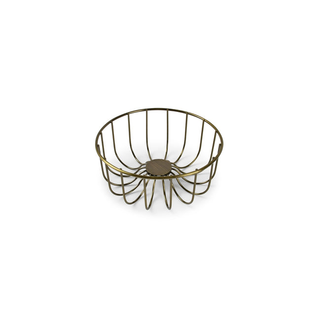 S & P Draadmand 16xH7cm goud/zwart Octo