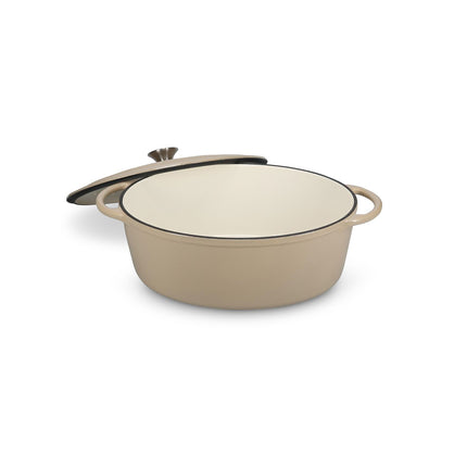S & P Kookpot 41x26cm gietijzer beige Ferno