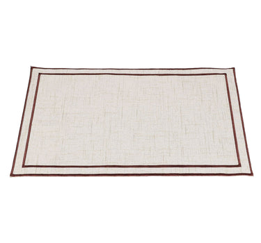 S & P PLACEMAT 44X29CM BEIGE MET DONKERBRUIN STIKSEL TABLETOP