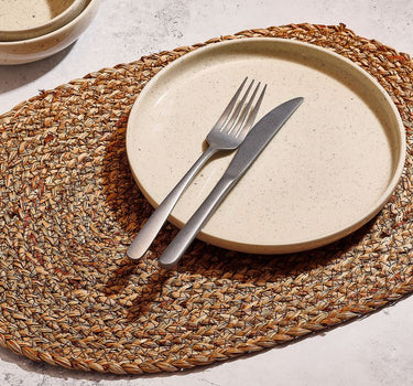 S & P PLACEMAT 45X30CM OVAAL MAISBLAD DONKERBRUIN TABLETOP