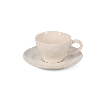 S & P Rocca Espresosset / Mokkaschotel 9,5cl beige 8 Delig | 4 Persoons