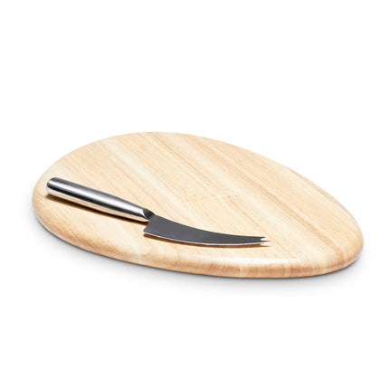S & P Serveerplank 36x26cm met mes hout Fromage