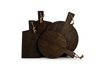 S & P Serveerplank 38x28cm rond hout Ancient