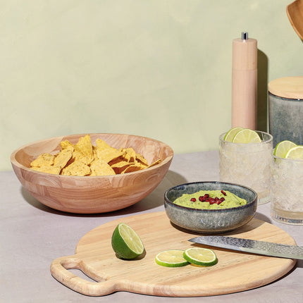 S & P Serveerschaal 25xH7,5cm hout Essenza