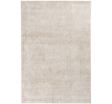 SEHRAZAT SEHRAZAT MODA 1120 BEIGE BOOGJES  VLOERKLEED