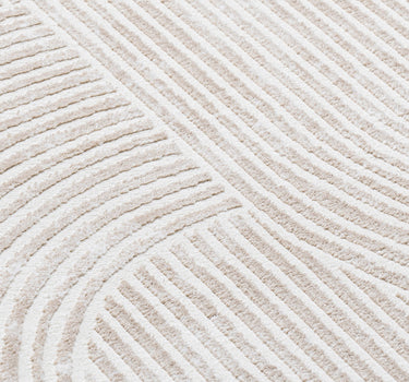 SEHRAZAT SEHRAZAT MODA 1120 BEIGE BOOGJES  VLOERKLEED