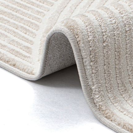 SEHRAZAT SEHRAZAT MODA 1120 BEIGE BOOGJES  VLOERKLEED